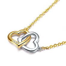 Load image into Gallery viewer, Necklaces 18K Gold Heart Pendant Diamond Necklace