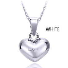 Load image into Gallery viewer, Necklaces 18k White Gold Heart Pendant