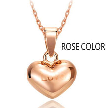 Load image into Gallery viewer, Necklaces 18k White Gold Heart Pendant