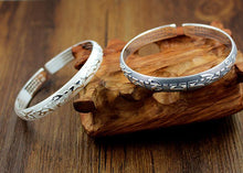 Load image into Gallery viewer, Bracelets Silver Incantation Tibetan Amulet Bracelet