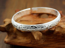 Load image into Gallery viewer, Bracelets Silver Incantation Tibetan Amulet Bracelet