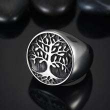 Load image into Gallery viewer, Rings Tree Of Life Stainless Steel Signet Ring