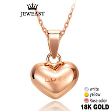 Load image into Gallery viewer, Necklaces 18k White Gold Heart Pendant