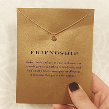 Load image into Gallery viewer, Necklaces Shimmering Anchor Of Friendship Wish Necklace