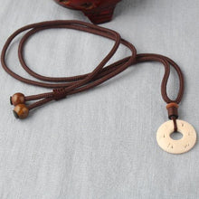 Load image into Gallery viewer, Necklaces Charming Tagua Nut Pendant Necklace