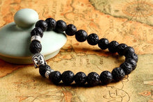 Load image into Gallery viewer, Bracelets Tibetan Silver Buddha Natural Stone Bracelets