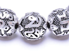 Load image into Gallery viewer, Bracelets Sacred Lotus Om Mantra Silver Prayer Bracelet