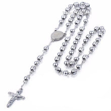 Load image into Gallery viewer, Necklaces Jesus Christ Resurrection Rosary Cross Necklace