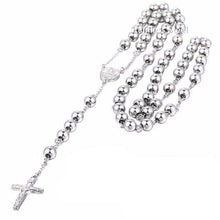 Load image into Gallery viewer, Necklaces Jesus Christ Resurrection Rosary Cross Necklace