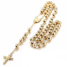 Load image into Gallery viewer, Necklaces Jesus Christ Resurrection Rosary Cross Necklace