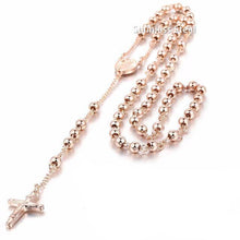 Load image into Gallery viewer, Necklaces Jesus Christ Resurrection Rosary Cross Necklace
