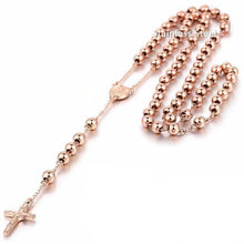 Load image into Gallery viewer, Necklaces Jesus Christ Resurrection Rosary Cross Necklace