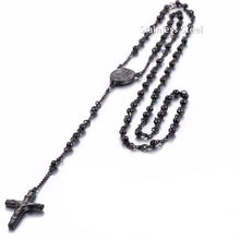 Load image into Gallery viewer, Necklaces Jesus Christ Resurrection Rosary Cross Necklace