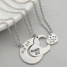 Load image into Gallery viewer, Necklaces Sister Love Pendant Necklaces Set Gold OR Silver Set