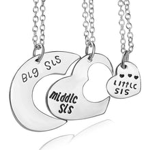 Load image into Gallery viewer, Necklaces Sister Love Pendant Necklaces Set Gold OR Silver Set