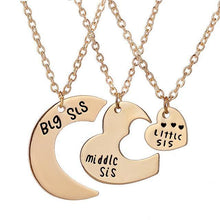 Load image into Gallery viewer, Necklaces Sister Love Pendant Necklaces Set Gold OR Silver Set