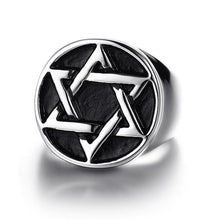 Load image into Gallery viewer, Rings Star Of David Signet Ring