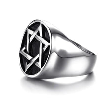 Load image into Gallery viewer, Rings Star Of David Signet Ring
