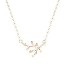 Load image into Gallery viewer, Necklaces Zodiac Star Sign Pendant Long Chain Necklace