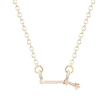 Load image into Gallery viewer, Necklaces Zodiac Star Sign Pendant Long Chain Necklace