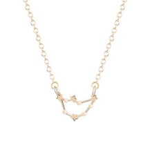 Load image into Gallery viewer, Necklaces Zodiac Star Sign Pendant Long Chain Necklace