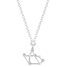 Load image into Gallery viewer, Necklaces Zodiac Star Sign Pendant Long Chain Necklace