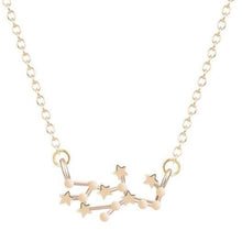 Load image into Gallery viewer, Necklaces Zodiac Star Sign Pendant Long Chain Necklace