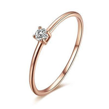 Load image into Gallery viewer, Rings 18K Solid 750 Tri-Gold Diamond Ring