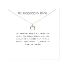 Load image into Gallery viewer, Necklaces Imagination Shine Crescent Pendant Wish Necklace