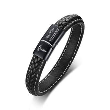 Load image into Gallery viewer, Bracelets Emergency Medical Alert Genuine Leather Bracelet
