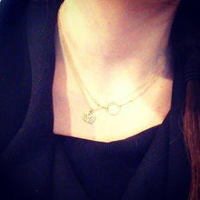 Load image into Gallery viewer, Necklaces Silver Gold Inspiring Lotus Wish Necklace