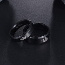 Load image into Gallery viewer, Rings 'His Queen, Her King' Couples Ring