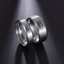 Load image into Gallery viewer, Rings 'His Queen, Her King' Couples Ring