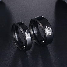 Load image into Gallery viewer, Rings 'His Queen, Her King' Couples Ring