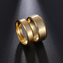 Load image into Gallery viewer, Rings 'His Queen, Her King' Couples Ring