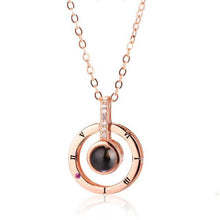 Load image into Gallery viewer, Necklaces I Love You Projection Pendant Necklace