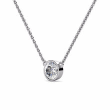 Load image into Gallery viewer, Necklaces 10K White And Yellow Gold 3CT Moissanite Diamond Necklace
