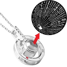 Load image into Gallery viewer, Necklaces I Love You Projection Pendant Necklace