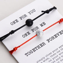 Load image into Gallery viewer, Bracelets Couple Lucky Together Forever Wish Bracelet Set