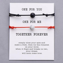 Load image into Gallery viewer, Bracelets Couple Lucky Together Forever Wish Bracelet Set