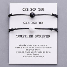 Load image into Gallery viewer, Bracelets Couple Lucky Together Forever Wish Bracelet Set