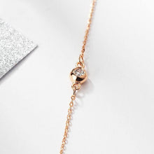 Load image into Gallery viewer, Bracelets 18K Pure Gold CZ Bracelet
