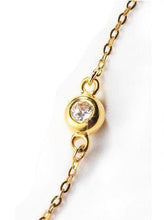 Load image into Gallery viewer, Bracelets 18K Pure Gold CZ Bracelet