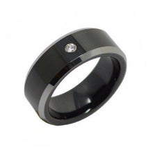 Load image into Gallery viewer, Rings Black Brushed Tungsten Ring