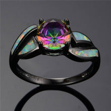 Load image into Gallery viewer, Rings Brilliant Boulder Midnight Opal Ring