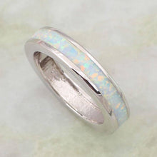 Load image into Gallery viewer, Rings White Opal Sterling Silver Ring
