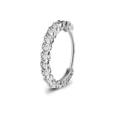 Load image into Gallery viewer, Earrings 18K Tri-Gold Hoop Earrings