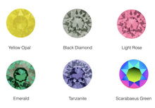 Load image into Gallery viewer, Necklaces Leather Swarovski Crystal Choker