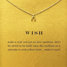 Load image into Gallery viewer, Necklaces Wishbone Pendant Wish Necklace