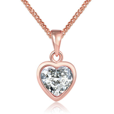 Necklaces Classic Heart Shaped Swarovski Elements Necklace